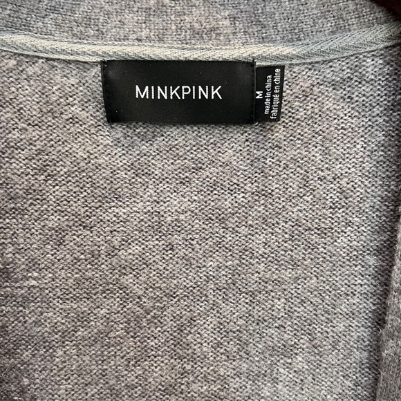 MINKPINK Willow Cardigan Grey size MD - Picture 4 of 4
